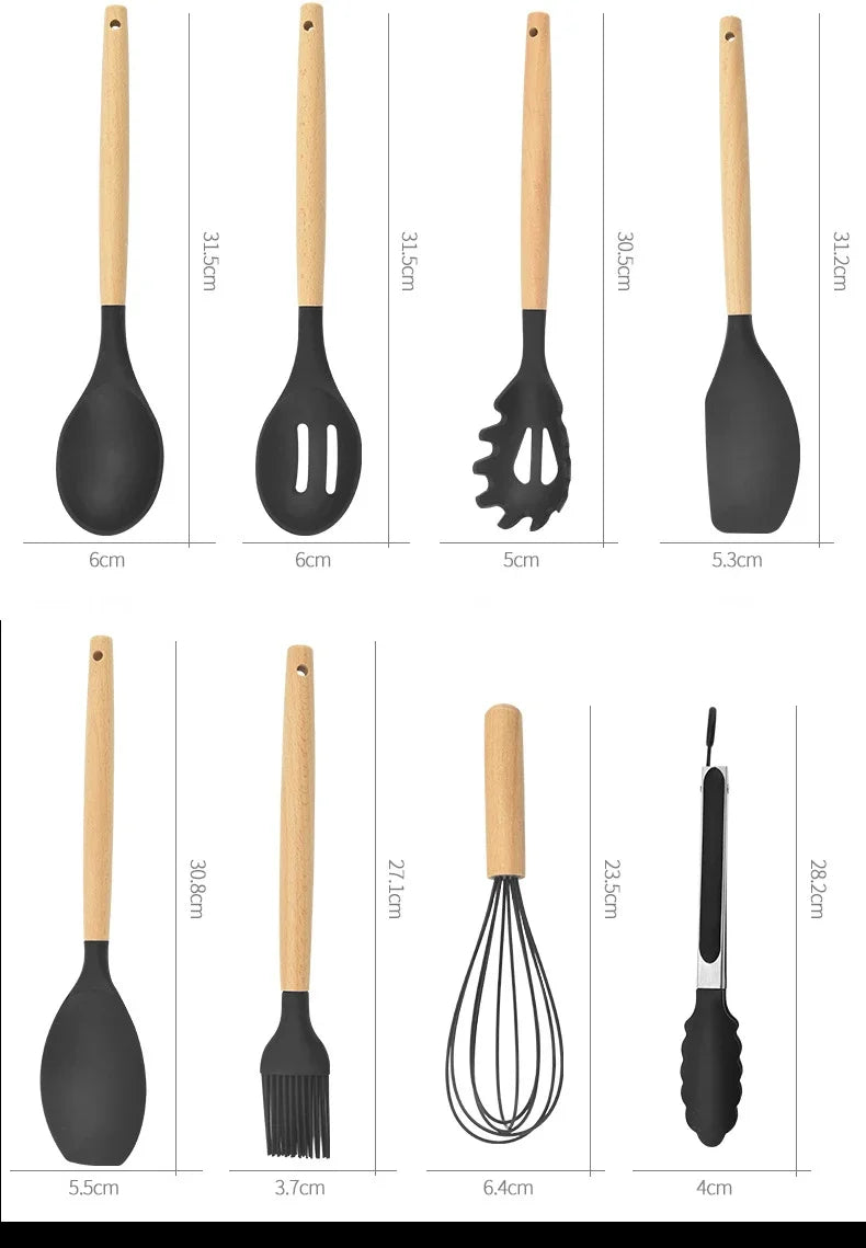 ChicFity™ / Silicone Utensil Set