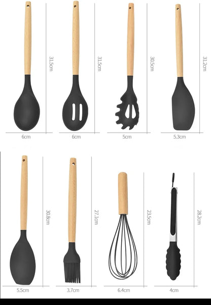 ChicFity™ / Silicone Utensil Set